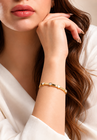 Golden Heart Aura Bracelet