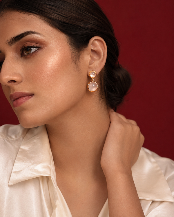 Blush Royale Drop Earrings