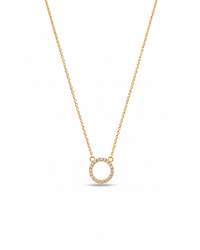 Celestial Spark Halo Necklace