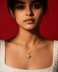Royal Spark Solitaire Pendant Necklace