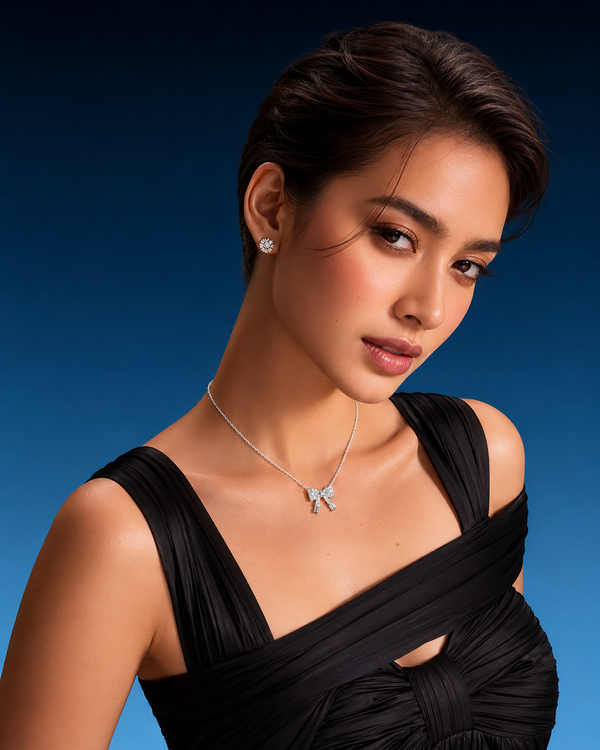 Sparkling Juliet Charm Necklace