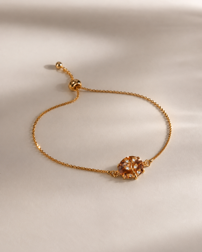 Golden Bloom Adjustable Bracelet