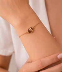 Golden Bloom Adjustable Bracelet