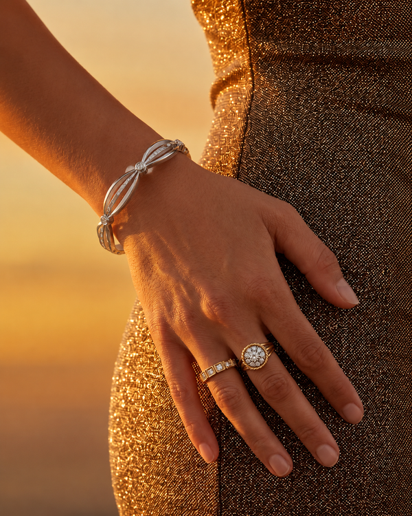 Silver Veil Luxe Bracelet