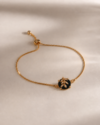 Midnight Leaf Bracelet