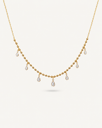 Serenity Crystal Drape Necklace