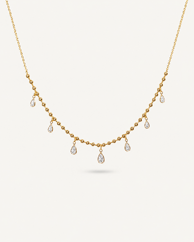 Serenity Crystal Drape Necklace