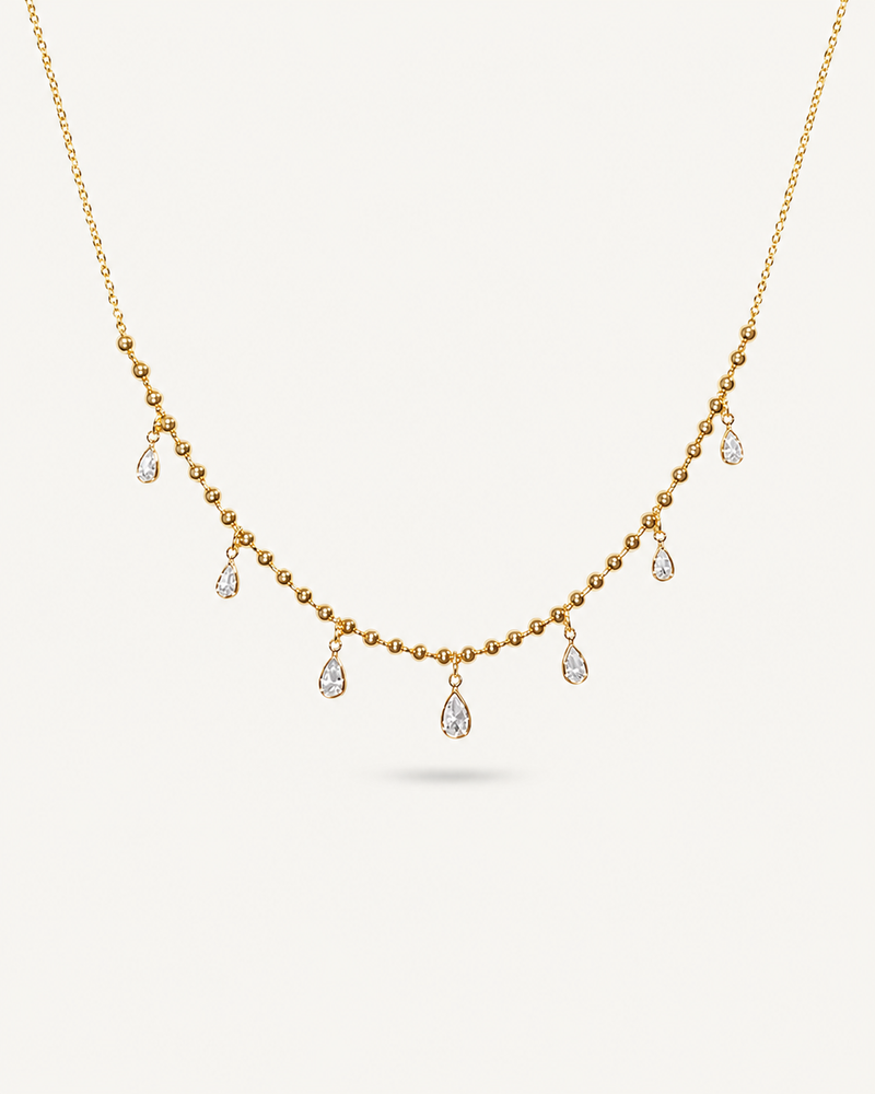 Serenity Crystal Drape Necklace