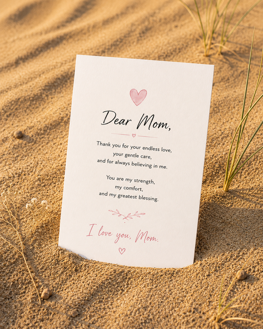 Dear Mom — Heartfelt Love Card