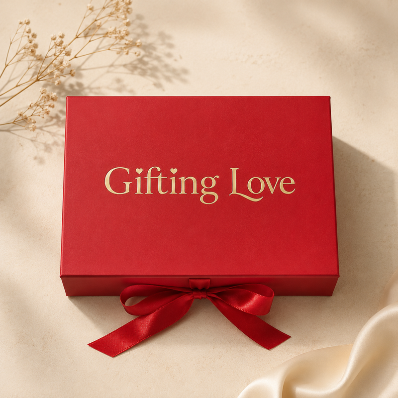 GiftingLove Classic Red Gift Box