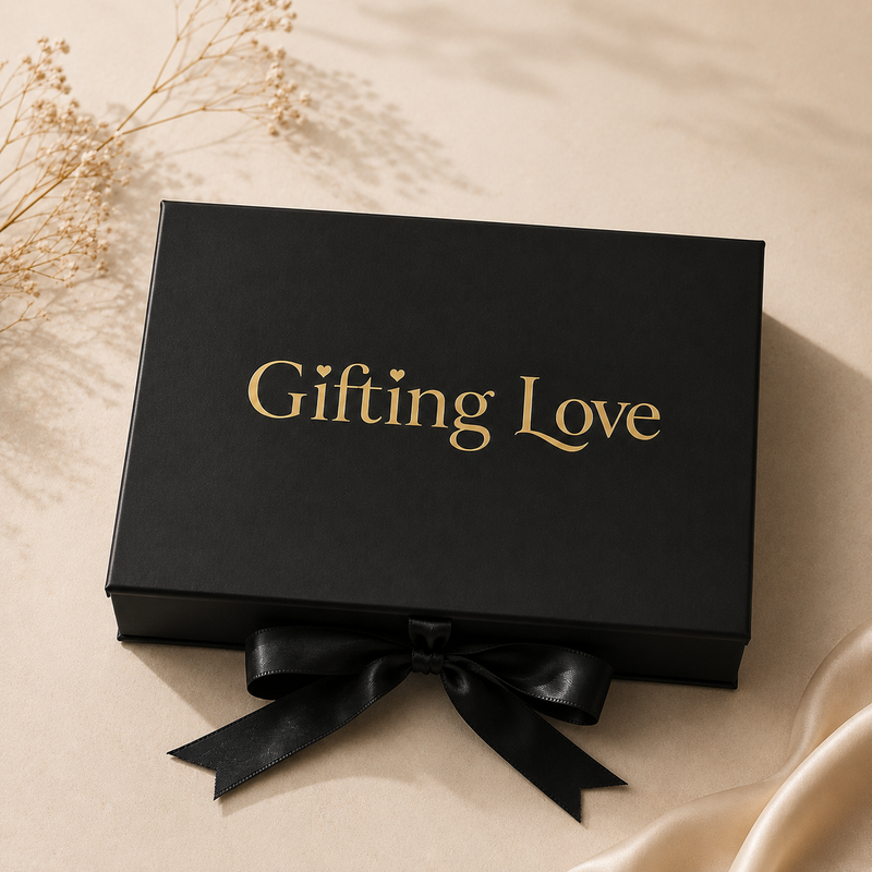 GiftingLove Classic Black Gift Box