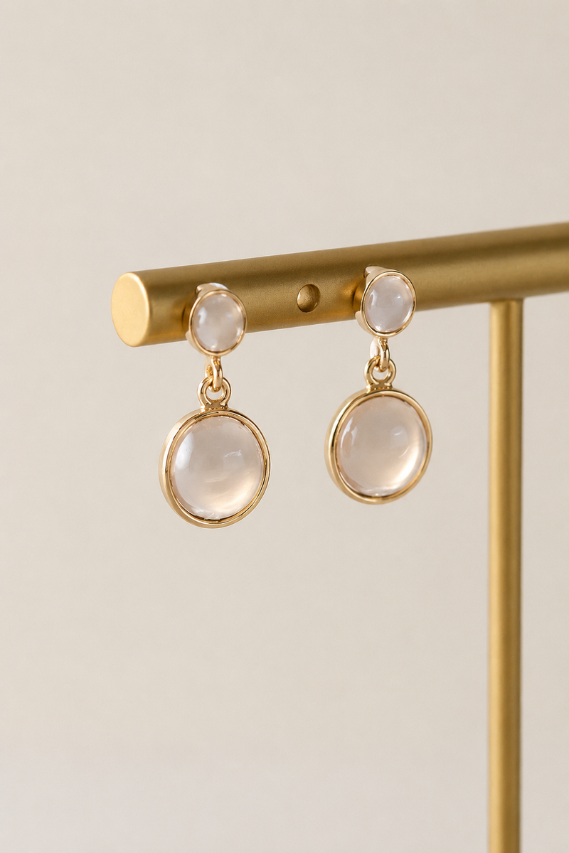 Blush Royale Drop Earrings
