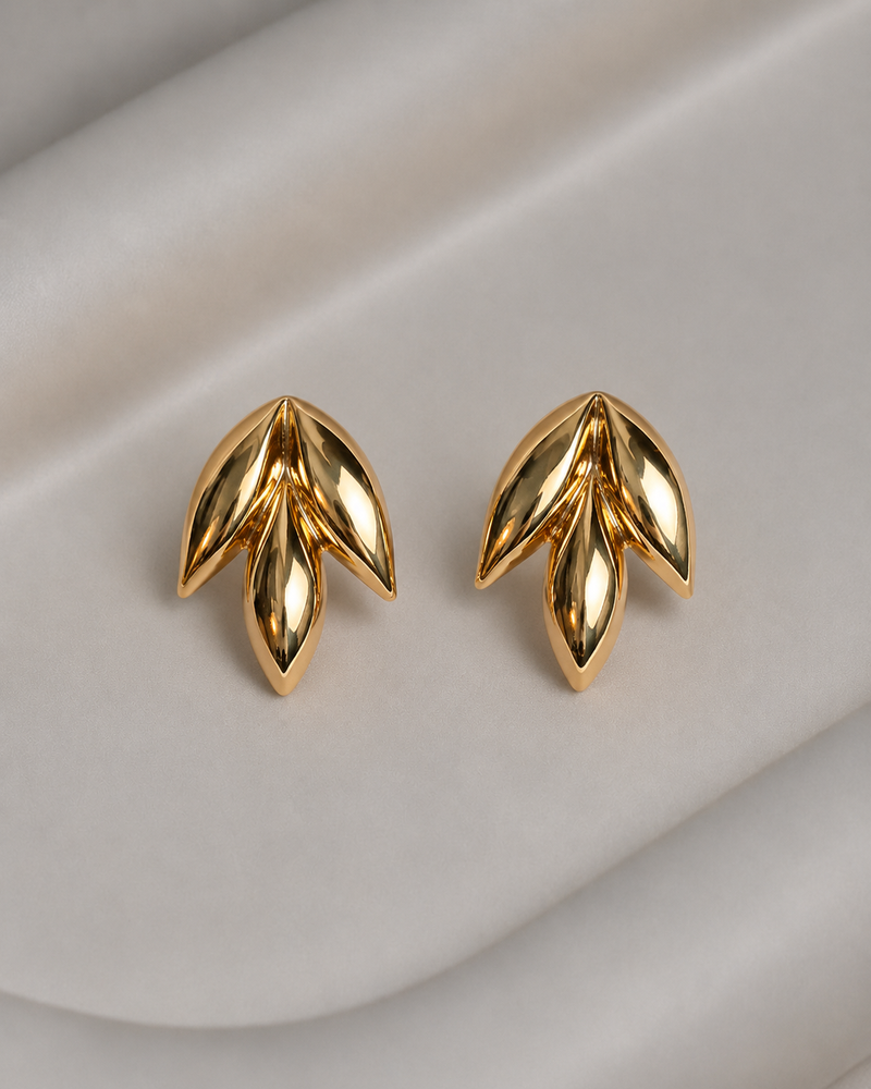 Auric Leaf Luxe Earring