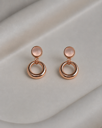 Rose Orbit Earrings