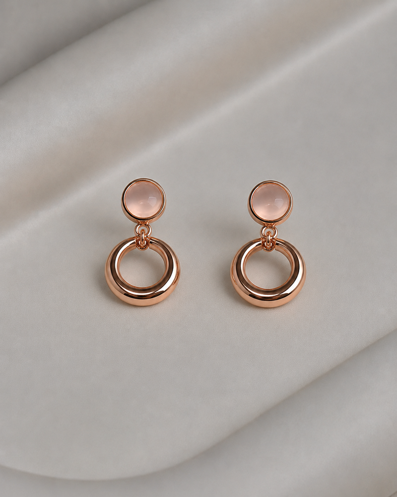Rose Orbit Earrings