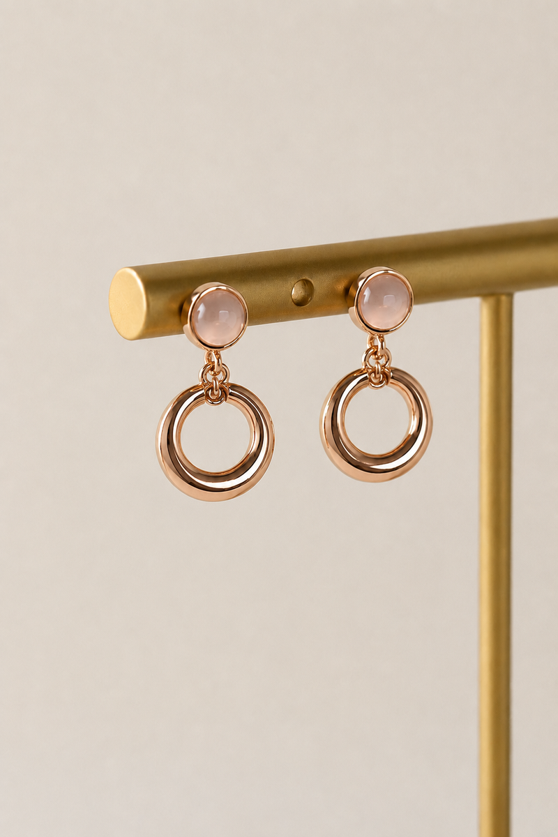 Rose Orbit Earrings