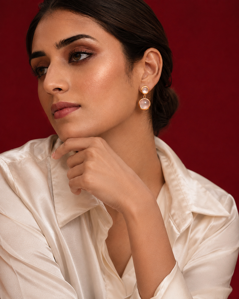 Blush Royale Drop Earrings