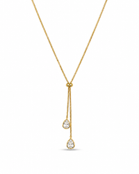 Elegant Dual Drop Adjustable Necklace