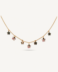 Midnight Flutter Charm Necklace