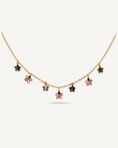Midnight Flutter Charm Necklace