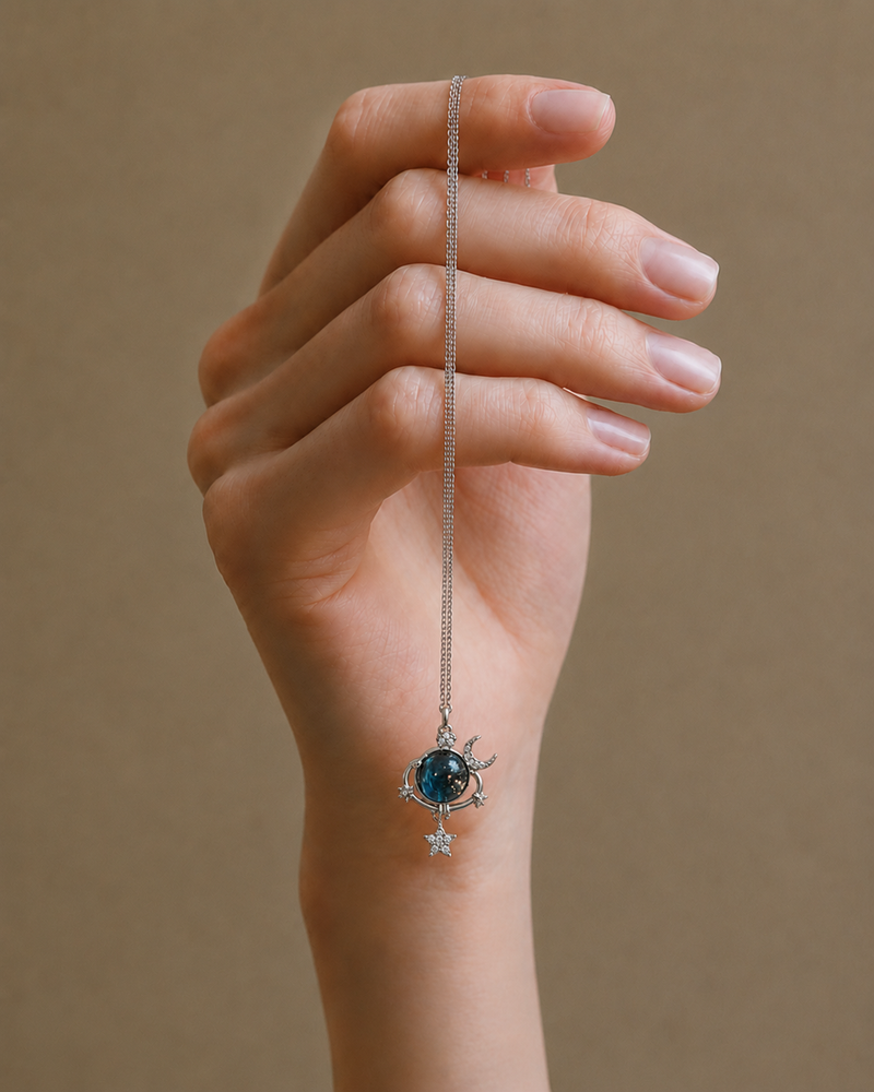 Celestial Galaxy Pendant Necklace