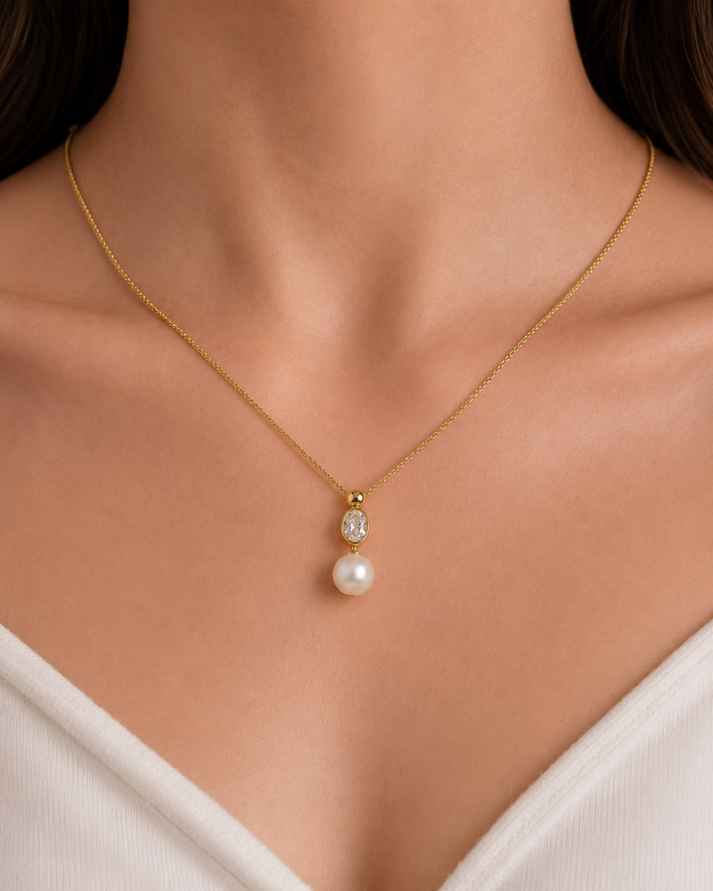 The Mermaid's Pearl Pendant Necklace